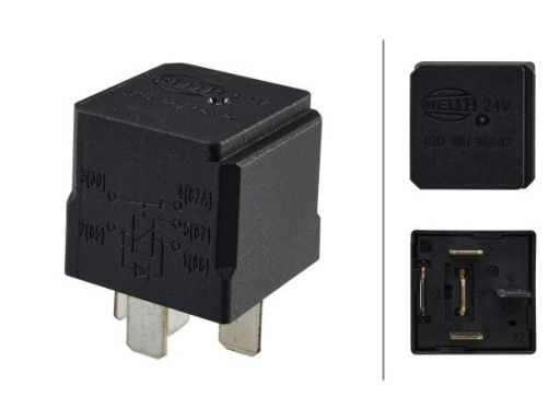 4Rd 007 903-021 Przekaźnik Prądu Pracy 4Rd007 903-021 Hella
