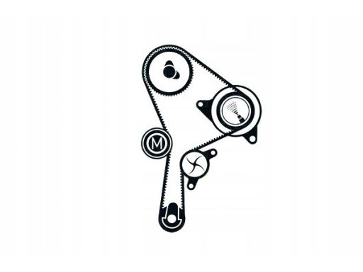 Zestaw Paska Rozrządu + Pompa Cieczy Chł Vkmc 06127