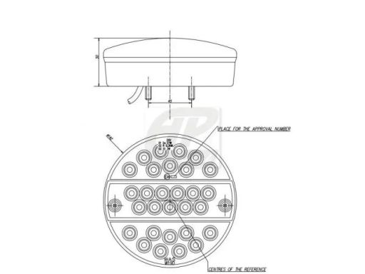 288 Lampa Tylna 288 W19D Waś