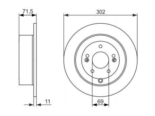 0 986 479 C15 Tarcza Hamulcowa Bosch