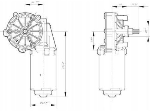 0 986 337 209 Silnik Wycieraczek 0 986 337 209 Bosch