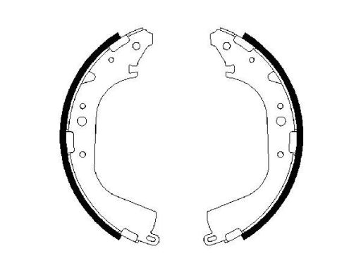 0 986 487 354 Szczęki Hamulcowe Kpl. Bosch