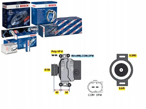 0 986 048 550 Alternator 0 986 048 550 Bosch