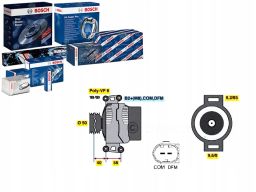 0 986 048 550 Alternator 0 986 048 550 Bosch