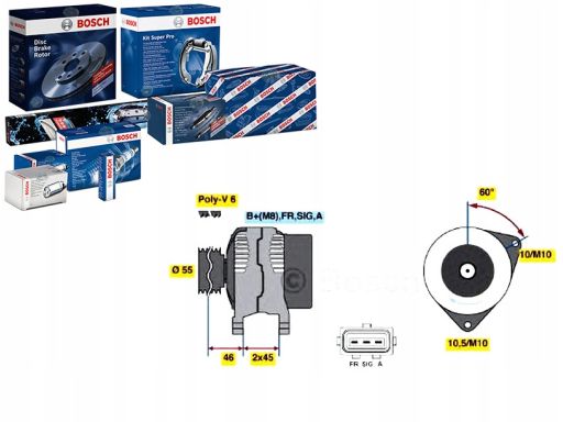 0 986 049 151 Alternator 0 986 049 151 Bosch