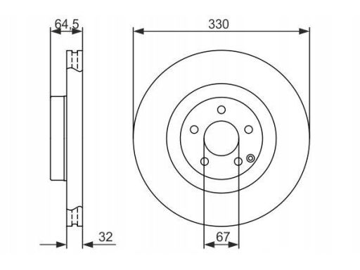 0 986 479 415 Tarcza Hamulcowa Bosch