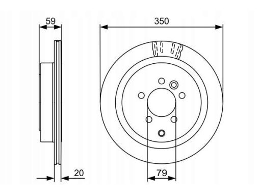 0 986 479 492 Tarcza Hamulcowa Bosch