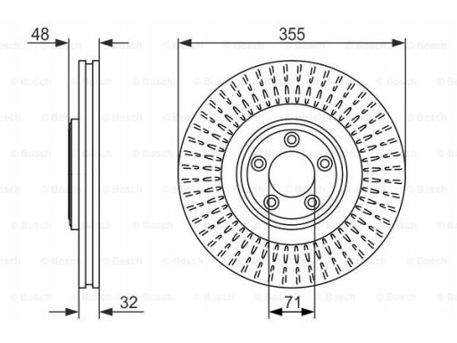 0 986 479 754 Tarcza Hamulcowa Bosch