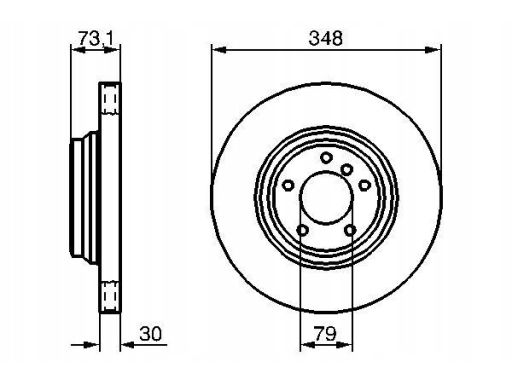 0 986 479 265 Tarcza Hamulcowa Bosch