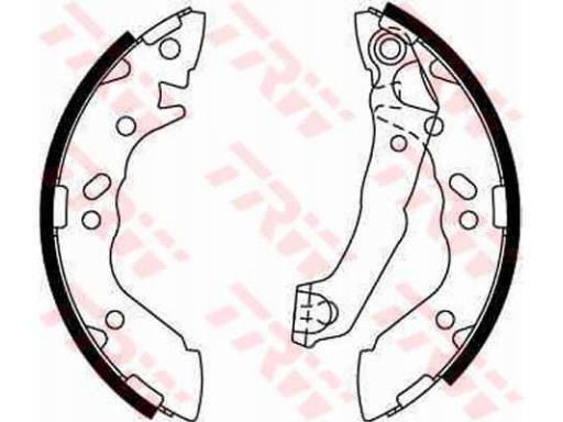 Szczęki Hamulcowe Kpl. Gs8659