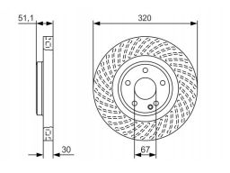 0 986 479 A59 Tarcza Hamulcowa Bosch