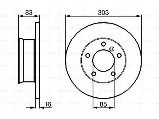 0 986 479 C84 Tarcza Hamulcowa Bosch