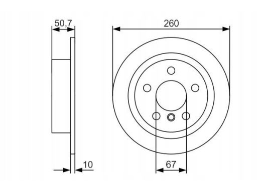 0 986 479 C96 Tarcza Hamulcowa Bosch