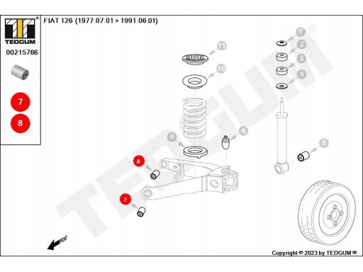 00215766 Tuleja Wahacza Ted-Gum