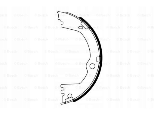 0 986 487 939 Szczęki Hamulca Postojowego Kpl. Bosch