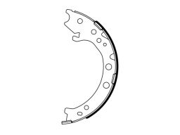 0 986 487 967 Szczęki Hamulca Postojowego Kpl. Bosch