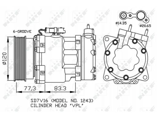 Kompresor Klimatyzacji 32266