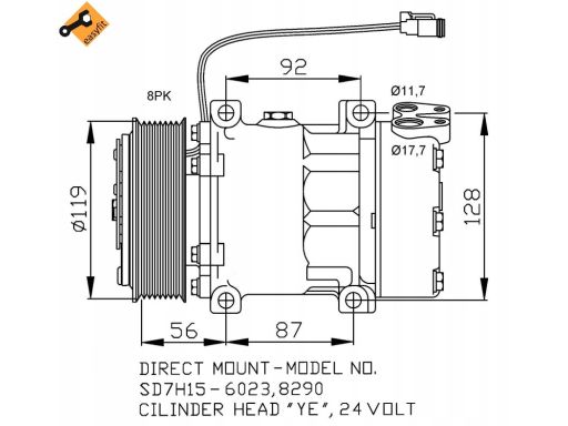 Kompresor Klimatyzacji 32703