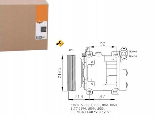 Kompresor Klimatyzacji 32742