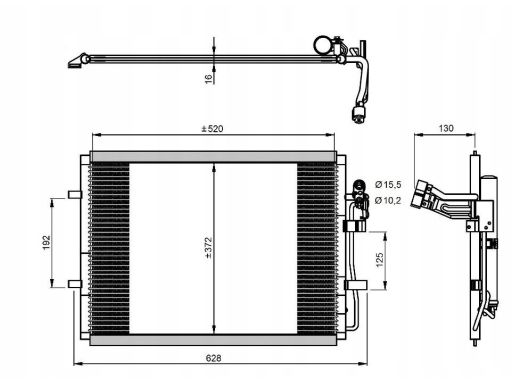 Skraplacz Klimatyzacji 350207