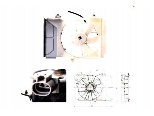 Wentylator Chłodnicy Silnika 47697