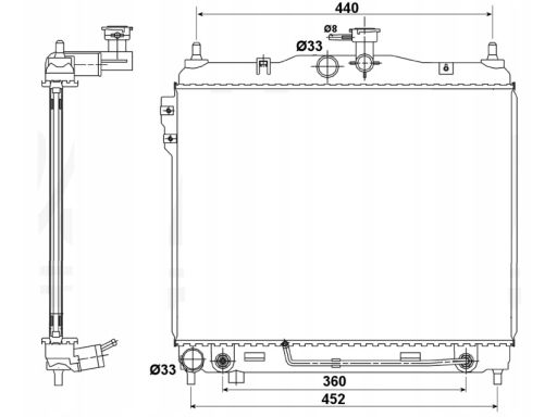 Chłodnica Silnika 53173