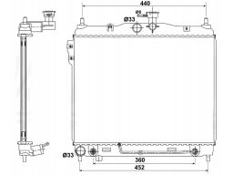 Chłodnica Silnika 53173