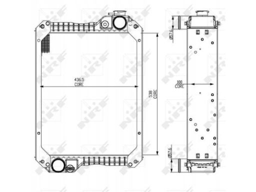 Chłodnica Silnika 54070