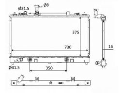 Chłodnica Silnika 58560