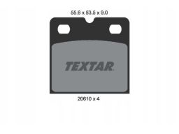 2061005 Klocek Hamulcowy Hamulca Postojowego Kpl Textar