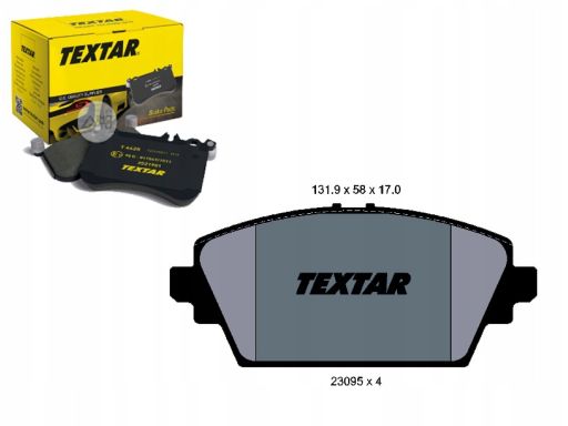 2309501 Klocek Hamulcowy Kpl. Textar