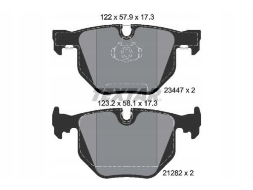 2344702 Klocek Hamulcowy Kpl. Textar