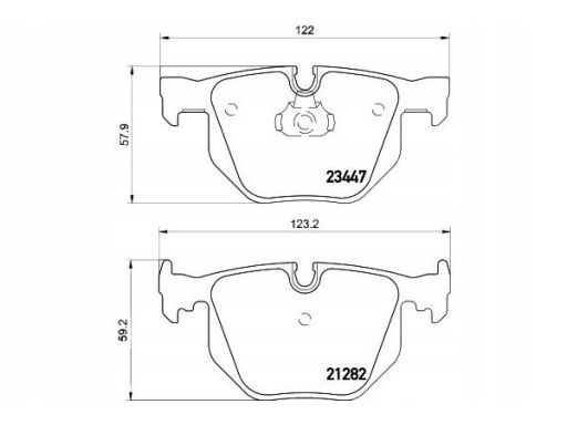 2344702 Klocek Hamulcowy Kpl. Textar