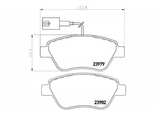 2397903 Klocek Hamulcowy Kpl. Textar