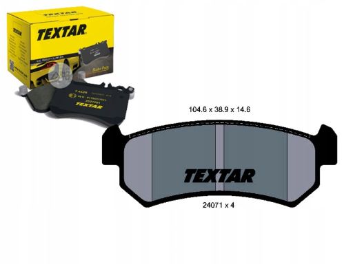 2407101 Klocek Hamulcowy Kpl. Textar