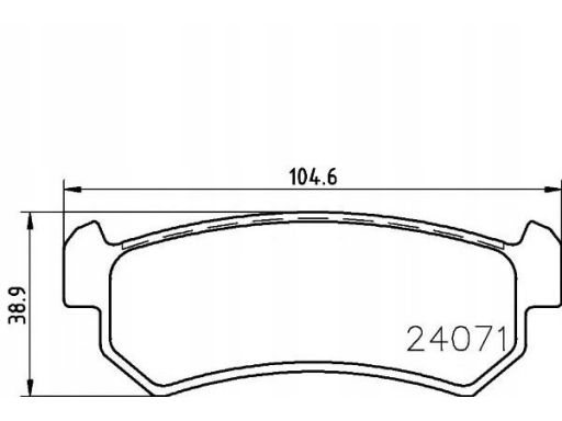 2407101 Klocek Hamulcowy Kpl. Textar