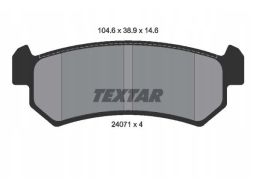 2407101 Klocek Hamulcowy Kpl. Textar