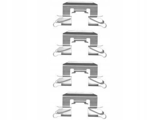 82512900 Zestaw Montażowy Klocków Hamulcowych Textar