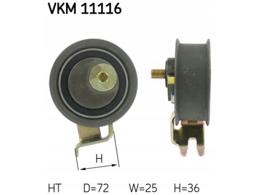 Vkm 11116 Rolka Napinająca Paska Rozrządu Vkm 11116 Skf