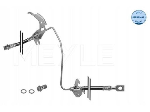 614 525 0011 Przewód Hamulcowy Elastyczny Meyle