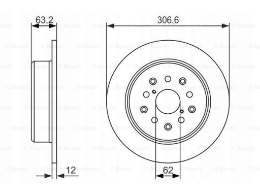 0 986 479 339 Tarcza Hamulcowa Bosch