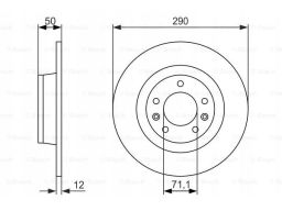 0 986 479 311 Tarcza Hamulcowa Bosch