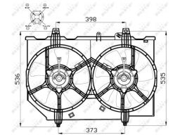 Wentylator Chłodnicy Silnika 47497
