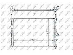 58441 Chłodnica Silnika Nrf 58441 Nrf