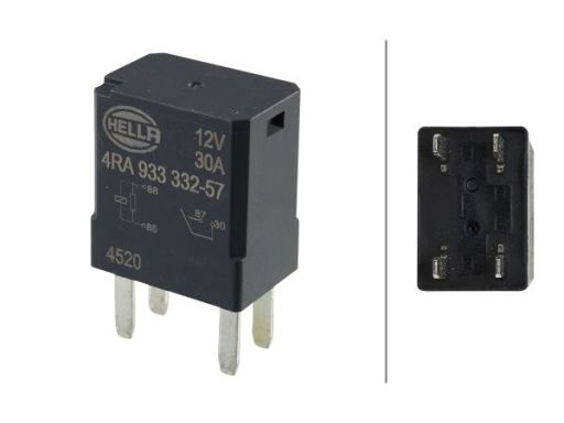 4Ra 933 332-571 Przekaźnik Prądu Pracy 4Ra933 332-571 Hella