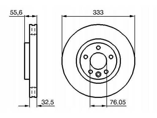 0 986 479 096 Tarcza Hamulcowa Bosch