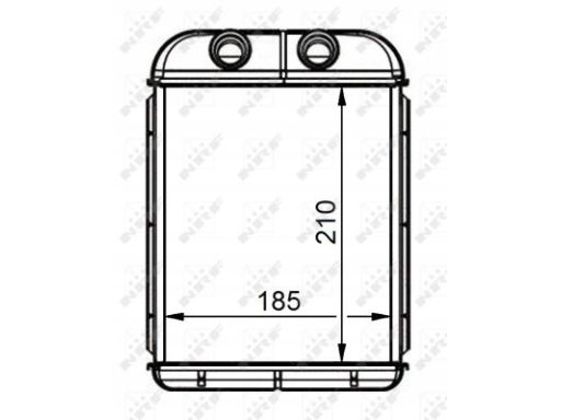 53668 Nagrzewnica Nrf 53668 Nrf