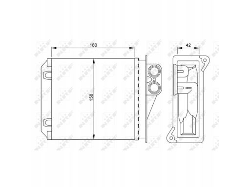 54236 Nagrzewnica Nrf 54236 Nrf