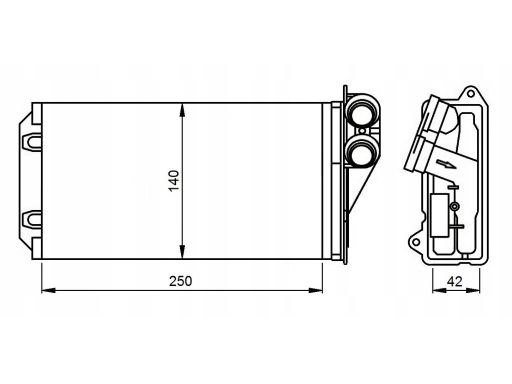 54305 Nagrzewnica Nrf 54305 Nrf