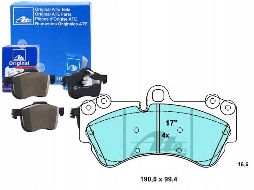 13.0470-4992.2 Klocek Hamulcowy Kpl. Ate